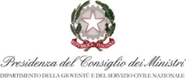 Presidenza del Consiglio dei Ministri — Dipartimento della Gioventù e del Servizio Civile Nazionale